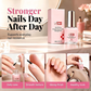 💅 LIMITIERTER 50% RABATT! 3-in-1 Nagelverstärker – Glättet Rillen, strahlender Glanz & täglicher Schutz für brüchige Nägel