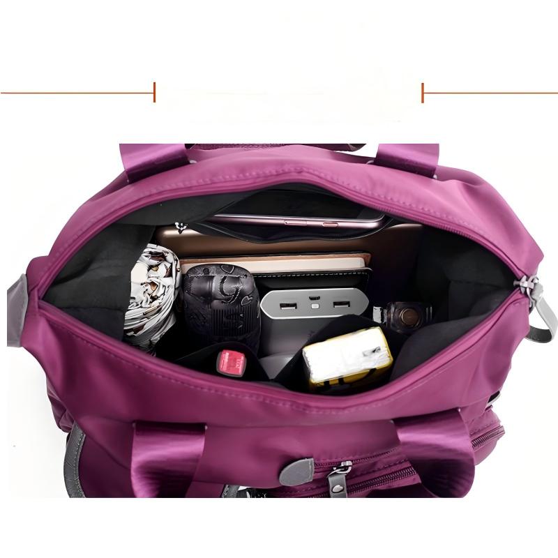 👜 LETZTER TAG 50% RABATT! Premium Alltags- & Reisetasche aus leichtem wasserabweisendem Oxford-Stoff, 3 Tragevarianten & viele Fächer