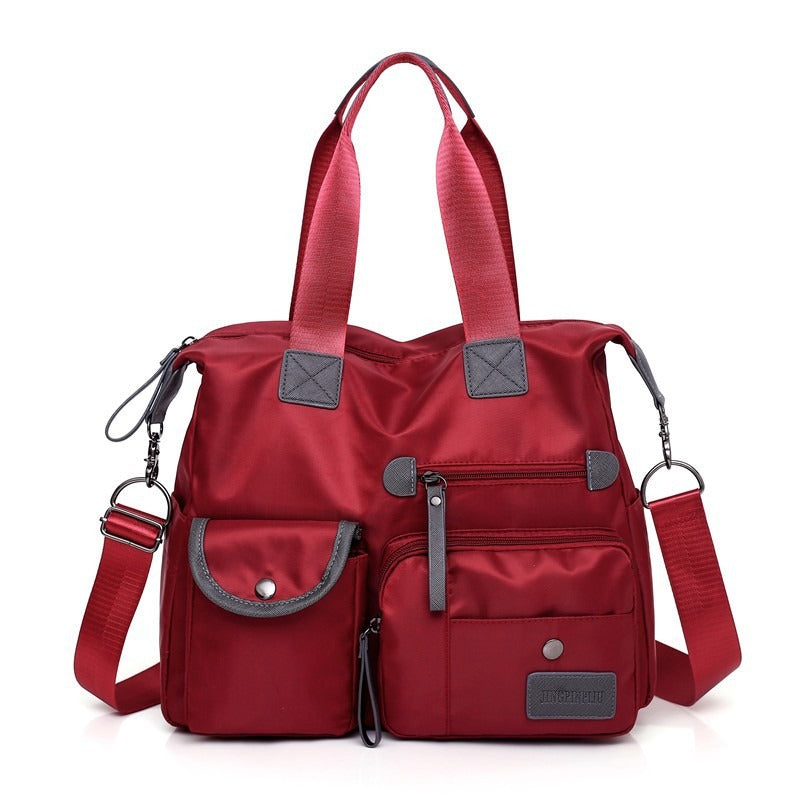 👜 LETZTER TAG 50% RABATT! Premium Alltags- & Reisetasche aus leichtem wasserabweisendem Oxford-Stoff, 3 Tragevarianten & viele Fächer