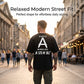 👕 LIMITIERTER 50% RABATT! Herren Urban Streetwear T-Shirt mit witzigem Rücken-Grafikprint – Weicher atmungsaktiver Stoff, Oversized Schnitt für Alltag & Sommer
