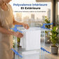 🧺 50% DE RÉDUCTION ! 🛞 Séchoir à Linge Pliable 3 Niveaux – Mobilité 360°, Tube Acier, Gain de Place – Idéal pour Maison & Balcon ✨