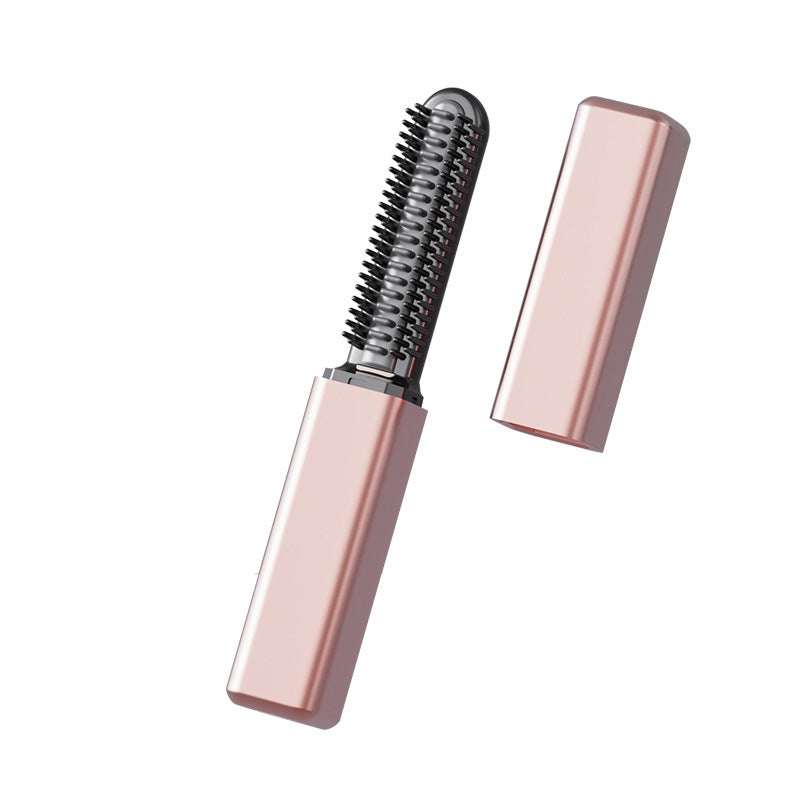 ⏳ LETZTER TAG NUR 9,99 €!! ✨💇 Tragbarer kabelloser Pony-Stylingkamm – kompakt für unterwegs, schnelles Nachstylen der Frisur