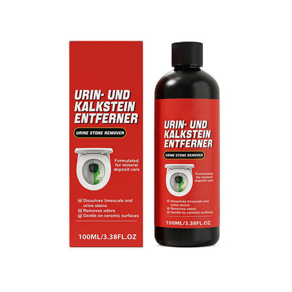Urinsteinentferner EXTRA STARK -  entfernt mühelos hartnäckigen Urin- & Kalkstein - Profi WC-Reiniger - biologisch abbaubar - Urinsteinlöser Made in Germany