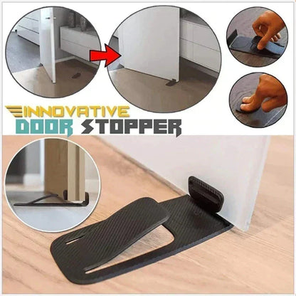🚶 Klebende dørstopper-beskytter | Ingen boring
