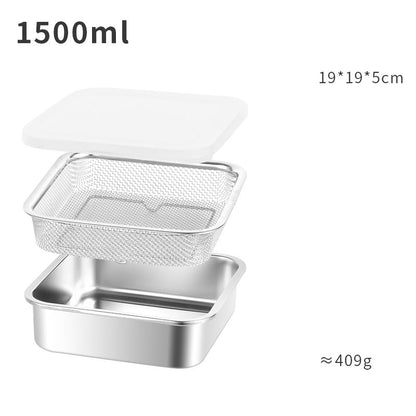 Multi-Functional 2-in-1 Food Storage Box & Colander
