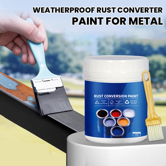 🛡️ Wetterfeste Rostumwandlerfarbe – für Metall, rostumwandelnd & wetterfest – Grundierung & Schutz in einem 🎨✨