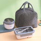 🍱 Mikrowellen-Lunchbox mit Fächern & Besteckfach – PP, spülmaschinenfest, 850–1100 ml 🥗✨