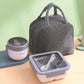 🍱 Mikrowellen-Lunchbox mit Fächern & Besteckfach – PP, spülmaschinenfest, 850–1100 ml 🥗✨