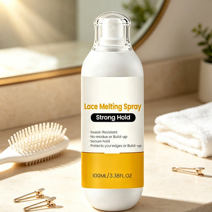 💇‍♀️ Lace Melting Spray – stark haftend, hitzebeständig & hautschonend – für unsichtbare, natürliche Perücken-Looks ✨