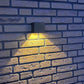 💡🔲 Quadratische Solar-Ambiente-Wandleuchte mit zwei Lichtfarbmodi – modernes Design & kabellose Freiheit! ✨