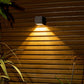 💡🔲 Quadratische Solar-Ambiente-Wandleuchte mit zwei Lichtfarbmodi – modernes Design & kabellose Freiheit! ✨