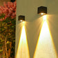 💡🔲 Quadratische Solar-Ambiente-Wandleuchte mit zwei Lichtfarbmodi – modernes Design & kabellose Freiheit! ✨