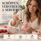 🥄🍮 Dessertlöffel aus Edelstahl mit langem Griff – ideal für Desserts, Eis & Kuchen ✨