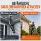 Dachrinnenreinigungswerkzeug ohne Klettern