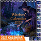 🔮 Mystisk heksekalender 2027 | Gotisk veggdekorasjon