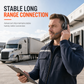 Trådløst Bluetooth-headset for kundeservice og lastebilsjåfører med ENC støyreduksjon og automatisk sammenkobling
