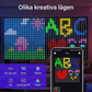 🌈 Smart LED-lysslynge – app + fjernkontroll, musikksynk, vanntett PVC. Tilpass farger og mønstre til fest og hage! ✨🎶