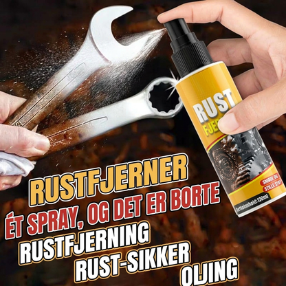 🛠️ 50% RABATT NÅ! ⚡ Multifunksjonell mild rustfjerningsspray – 120 ml – for lett overflaterust på metallgjenstander i hjem, verksted og garasje ✨