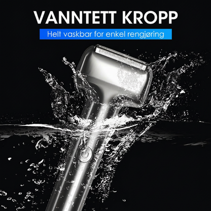Oppladbar elektrisk barbermaskin for menn med folie – Effektiv og grundig barbering, trådløs og bærbar barbermaskin for våt og tørr barbering til daglig pleie