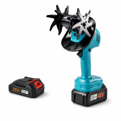 📢📢40% OFF !! ⏰Cordless Mini Tiller Cultivator – 21V Battery Power, Loosen Soil & Weed Your Garden Without the Cable 🏡
