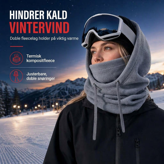 🧣❄️ Varm vinterbalaklava for utendørs skiturer 🎿🏔️