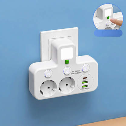 💥 smart strømskinne med USB-porter